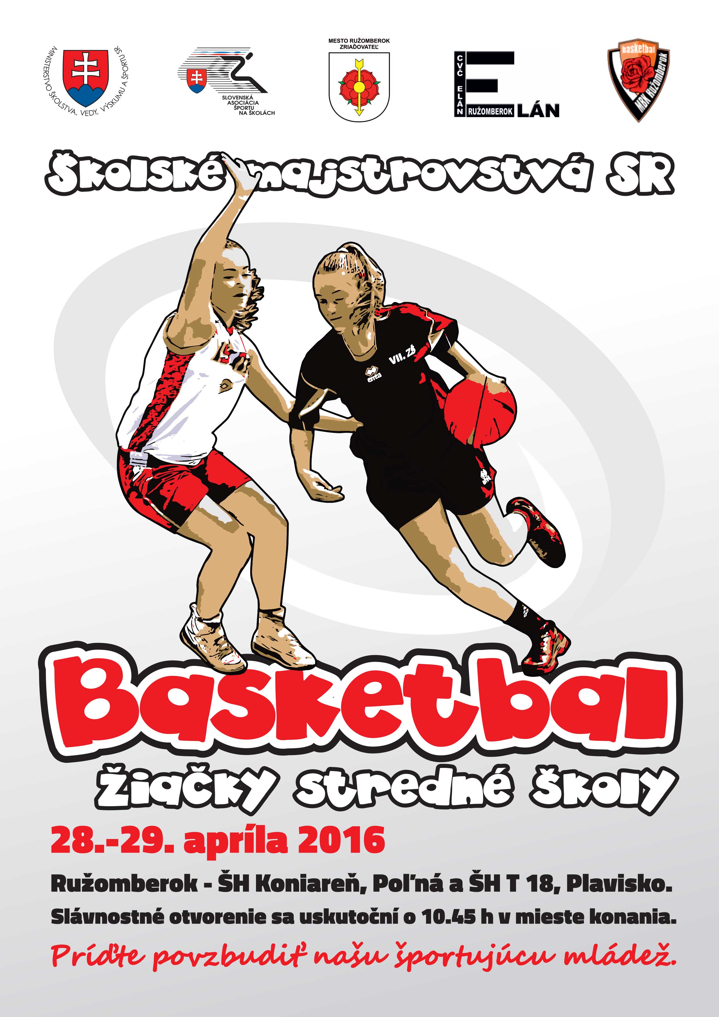 Basketbal SS dievcata plagat