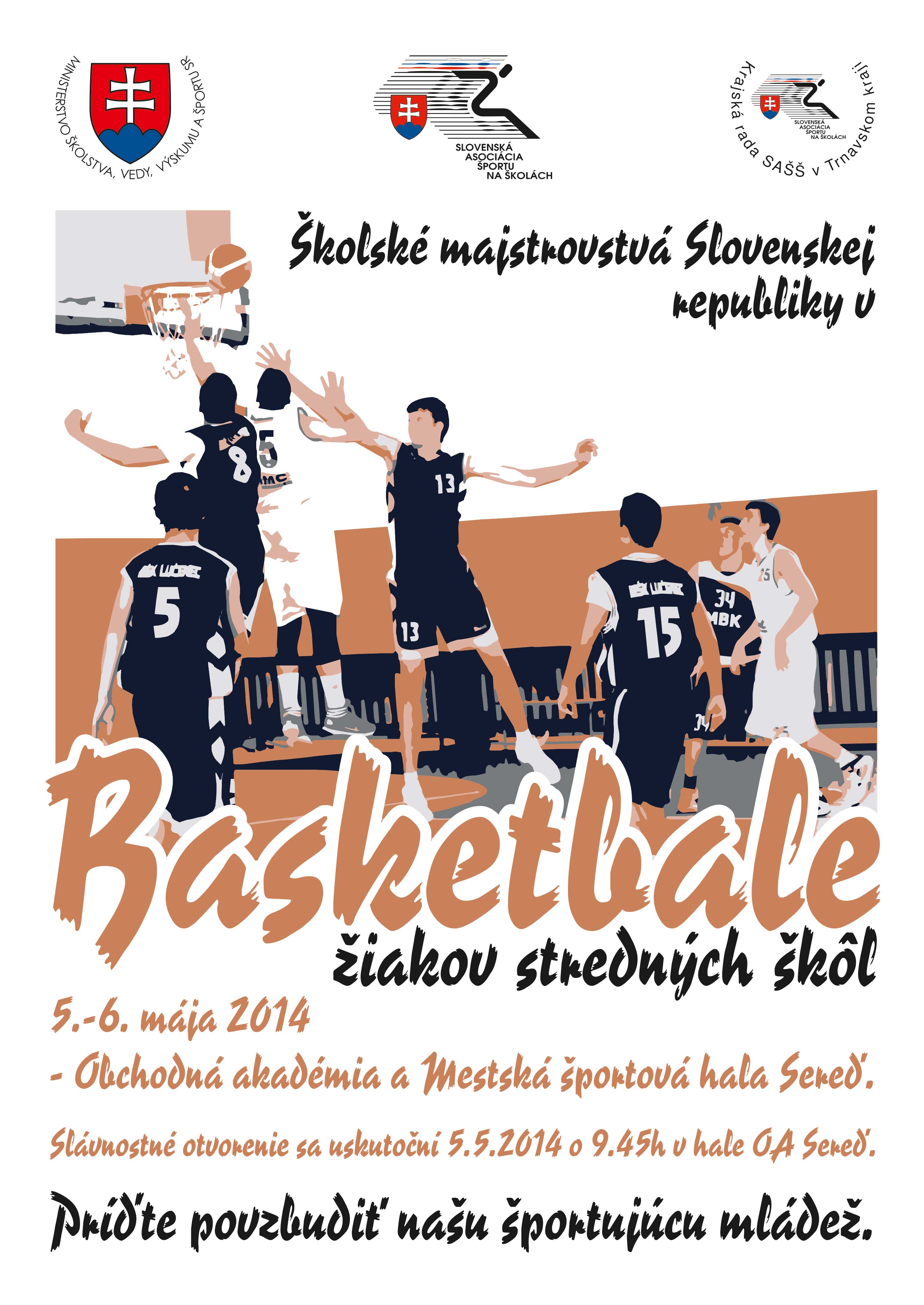 Basketbal chlapci SS plagat