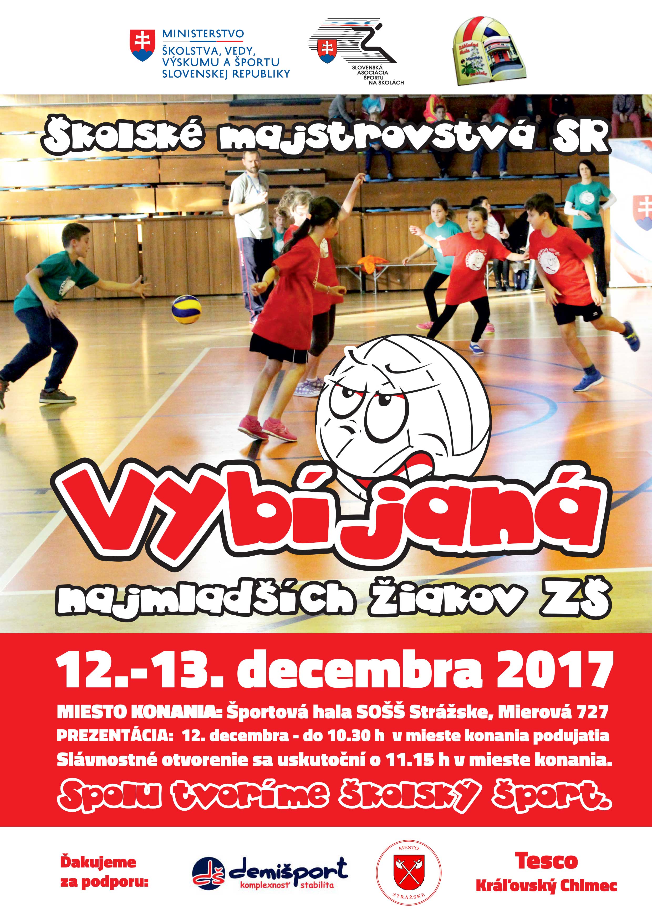 Vybijana plagat Skolske MSR 2017 2018