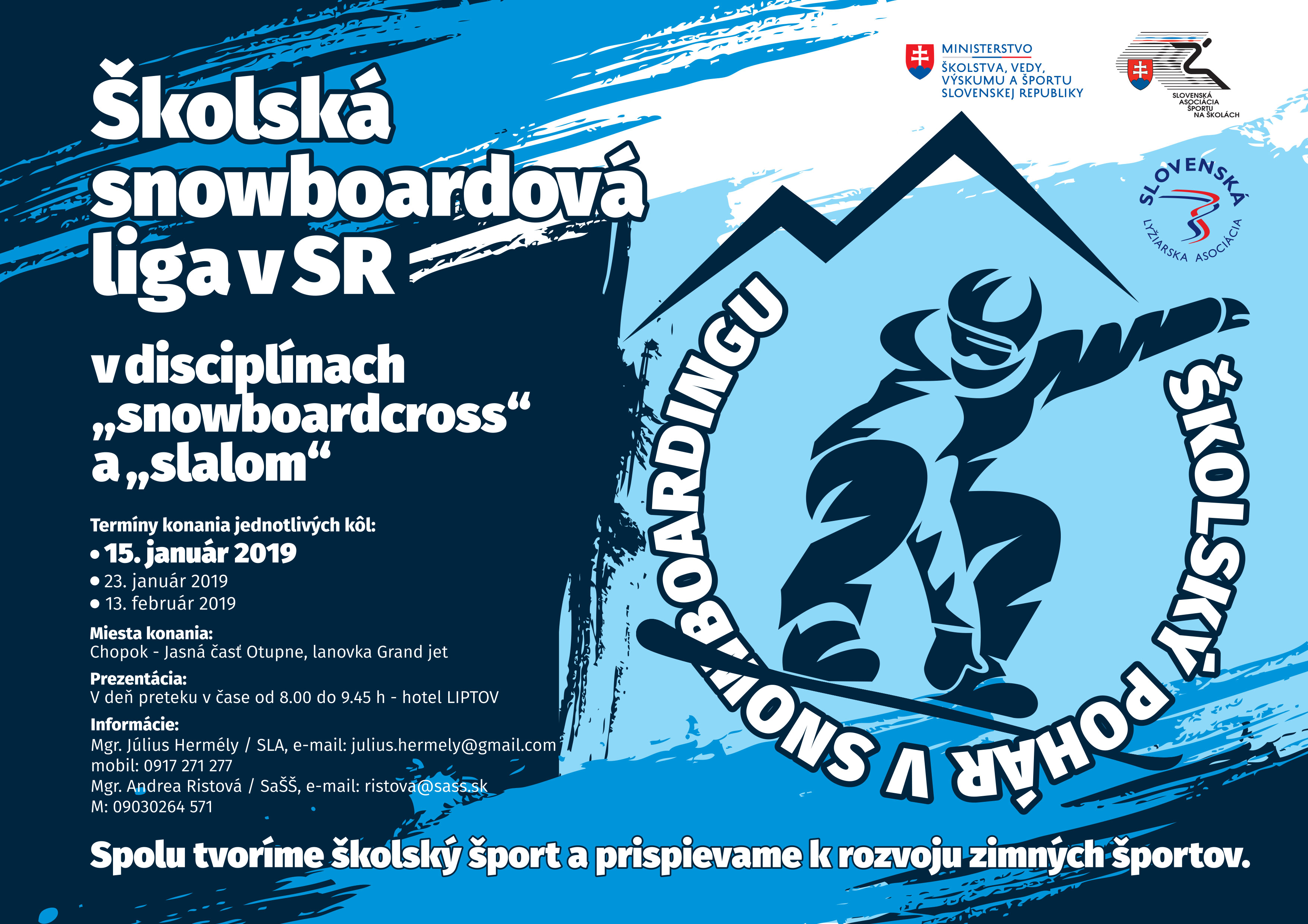 Snowboardova liga plagat 2