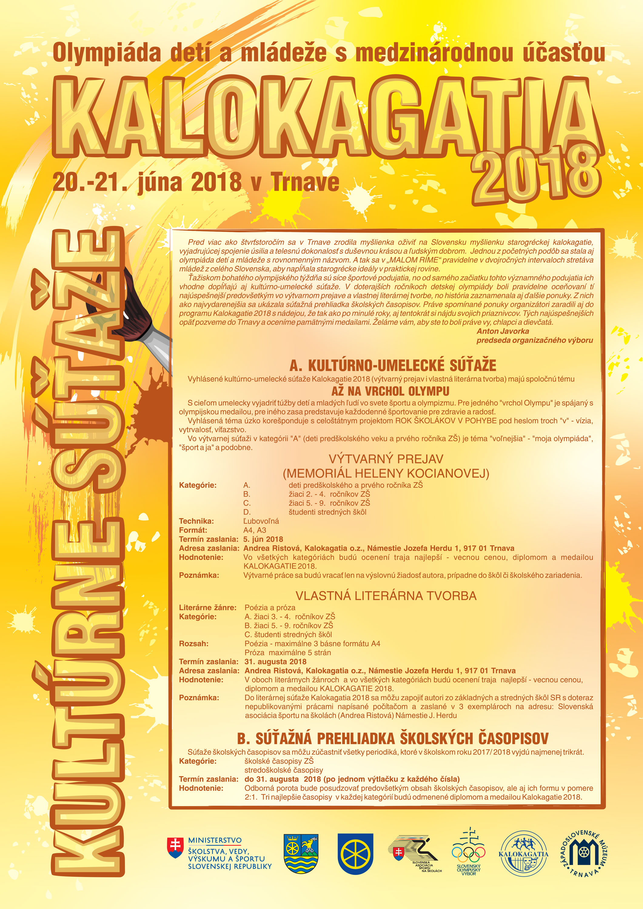 Kalo 2018 Kulturne sutaze