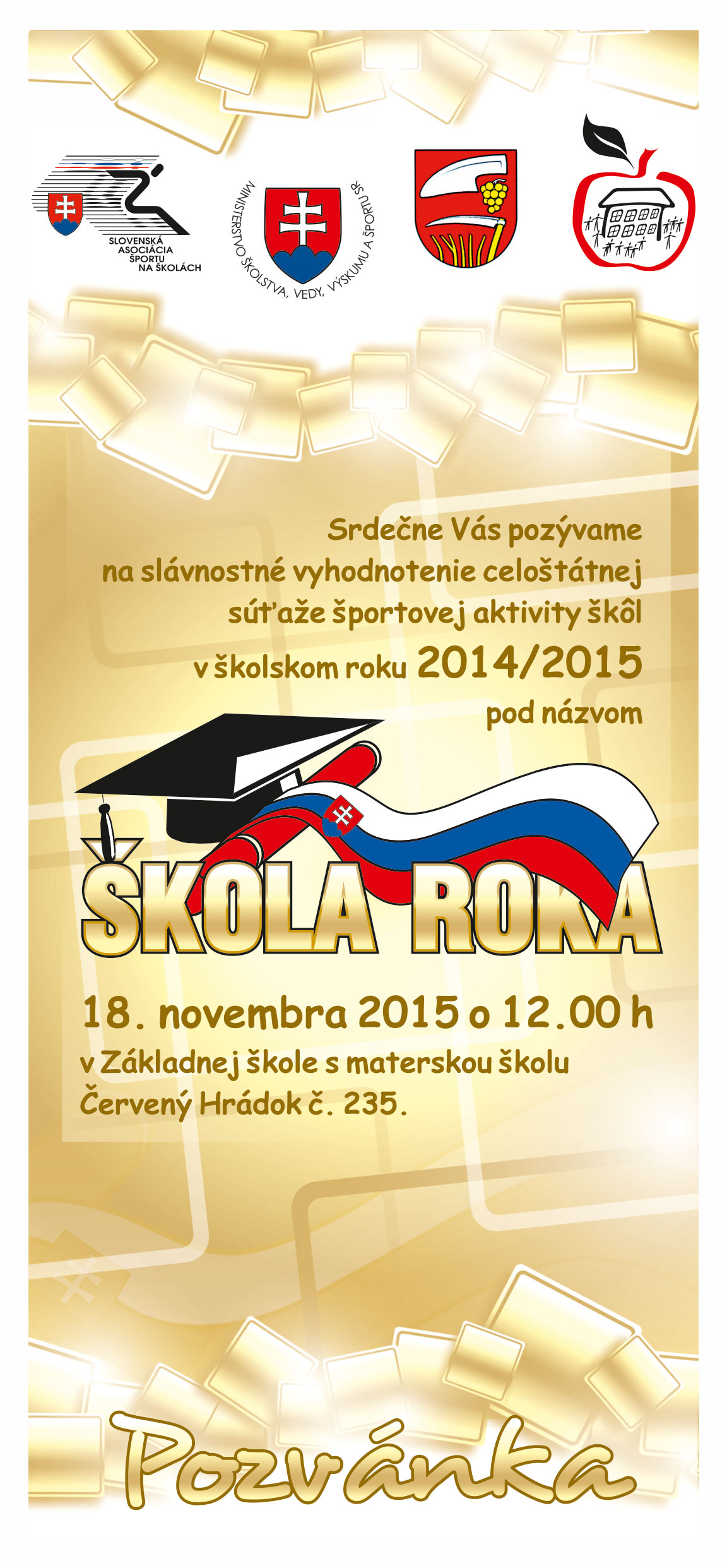 Skola roka pozvanka web