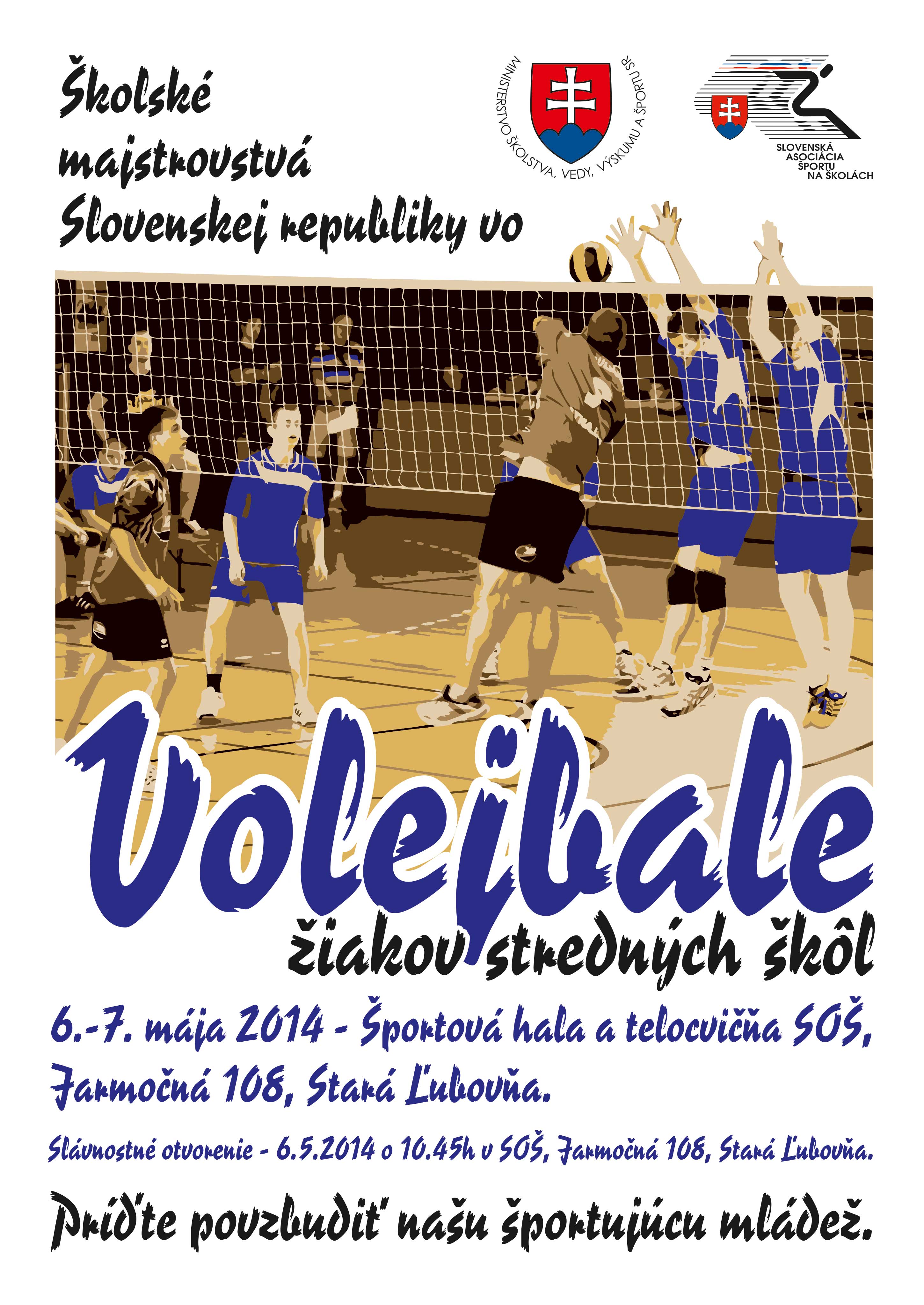 Volejbal chlapci SS plagat