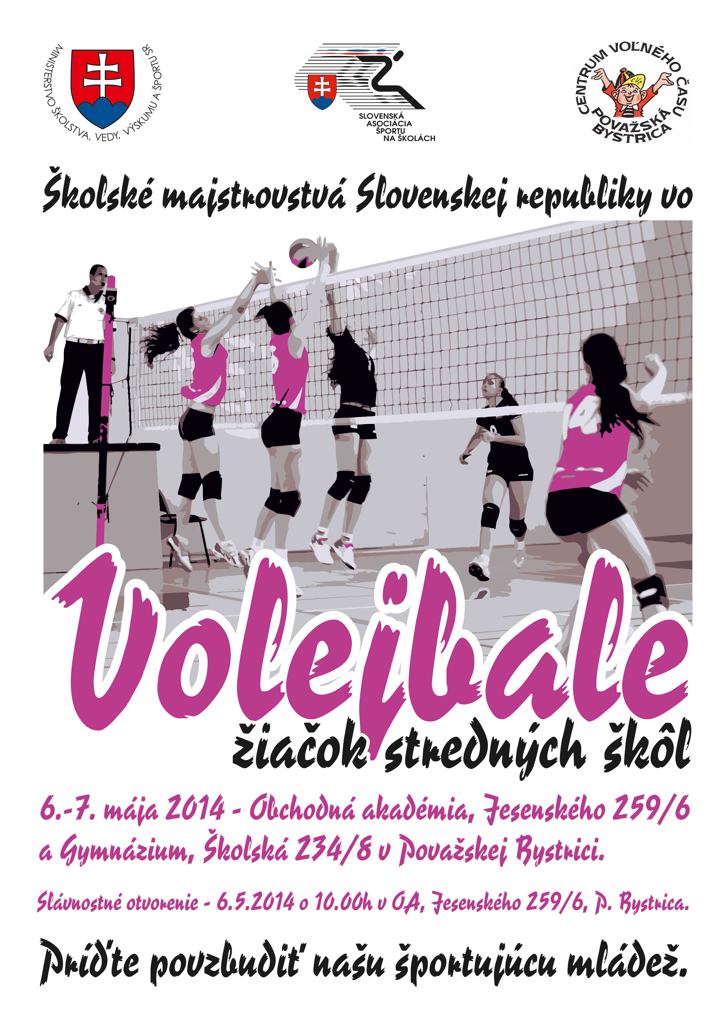 Volejbal dievcata SS plagat