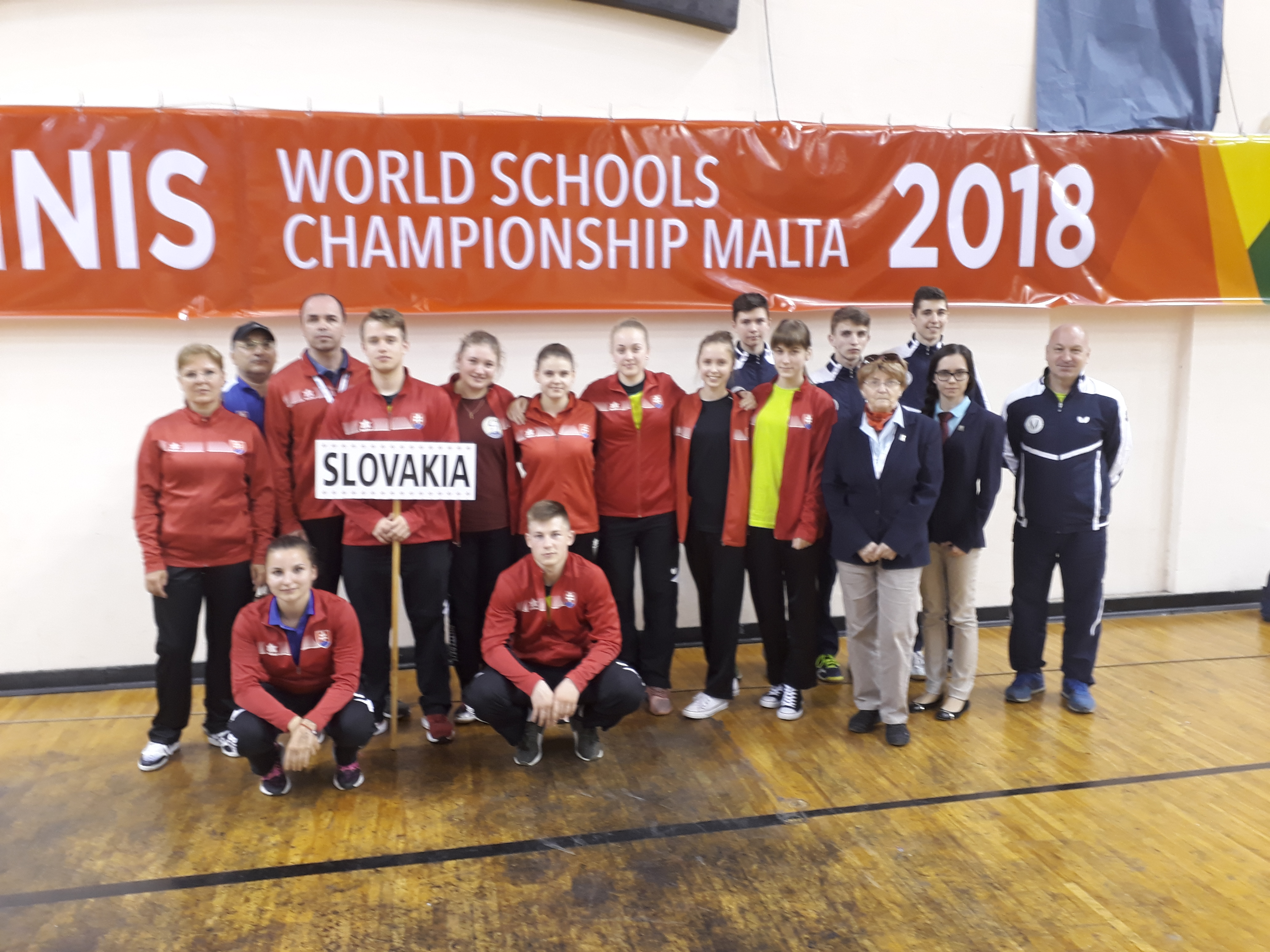 Výprava Slovenska v hale